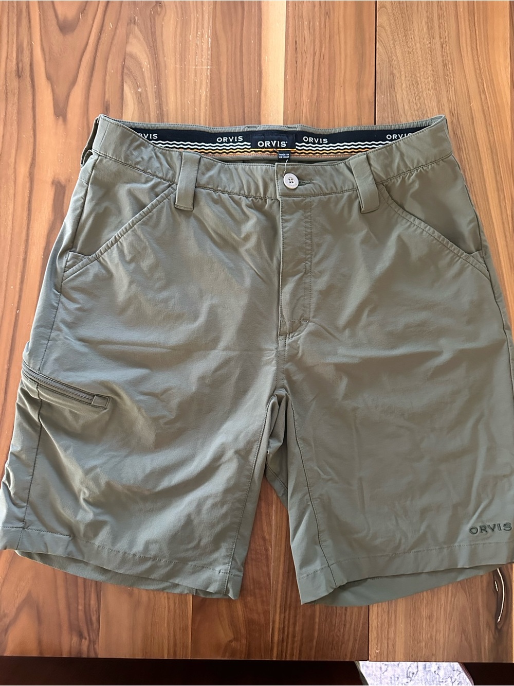 Orvis Men's Olive Quick-Dry Shorts